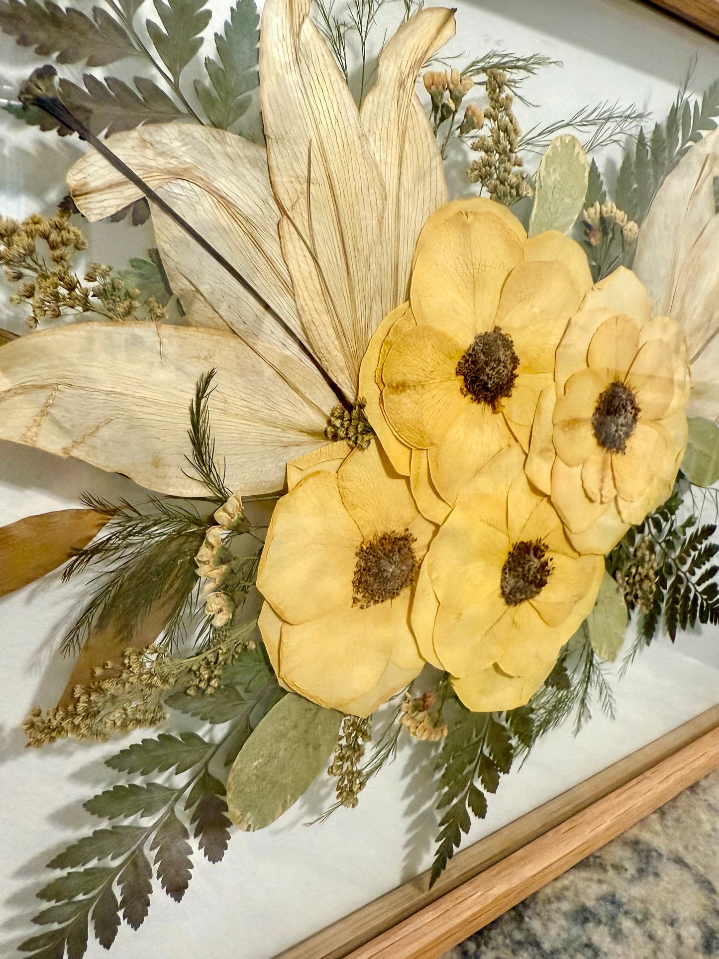 Wooden Pressed Frame (Multiple Sizes)