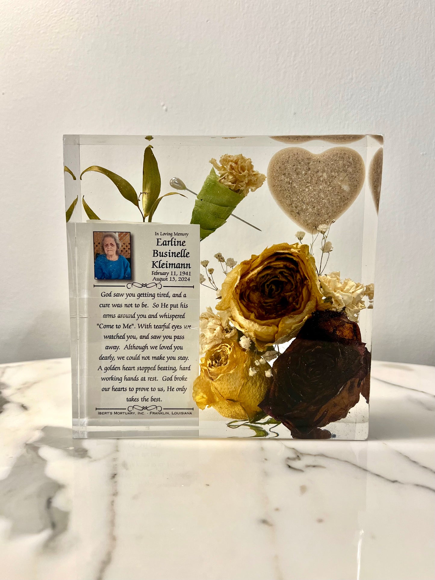 Bouquet/Boutonniere Block (Multiple Sizes)
