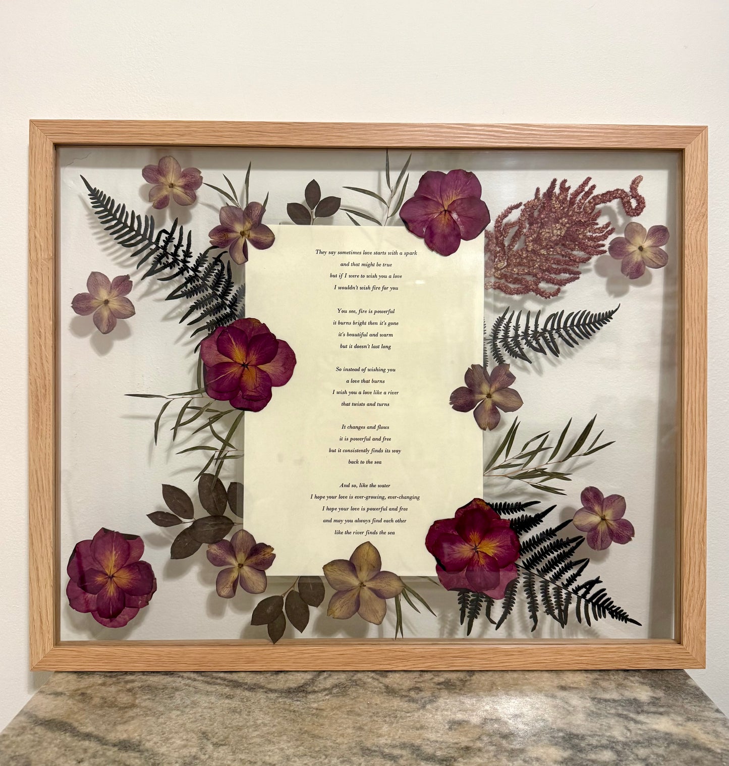 Wooden Pressed Frame (Multiple Sizes)