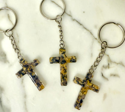 Mini Cross Keychain
